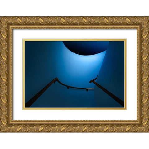 Protekto Gold Ornate Wood Framed Art Print with Double Matting by Huybrighs, Marc