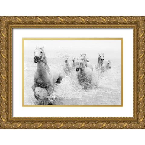 We Are Coming Gold Ornate Wood Framed Art Print with Double Matting by Zvelebil Phd, Marketa
