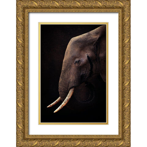 Untitled Gold Ornate Wood Framed Art Print with Double Matting by Grambone, Antonio