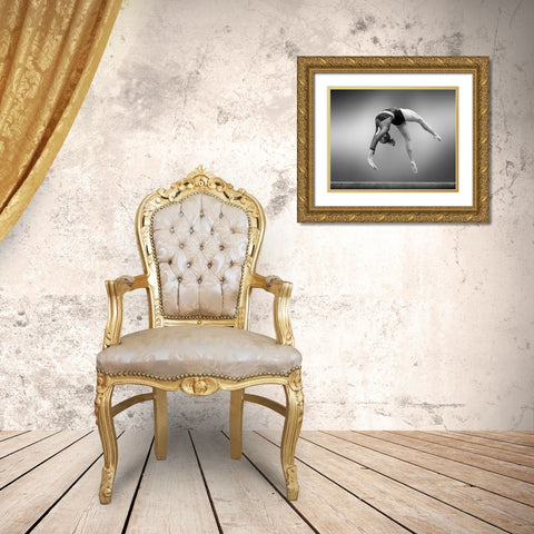 Arch Gold Ornate Wood Framed Art Print with Double Matting by Li, Rob