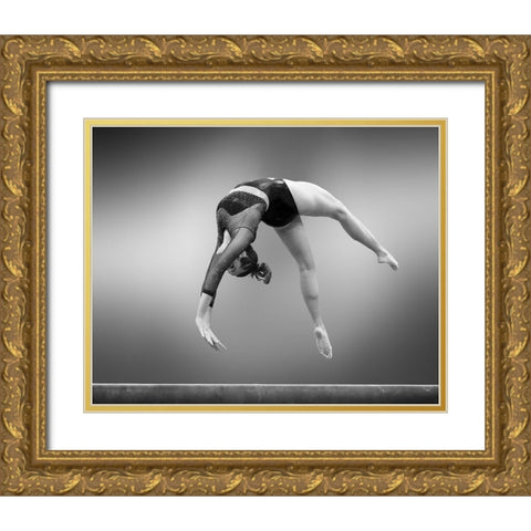 Arch Gold Ornate Wood Framed Art Print with Double Matting by Li, Rob
