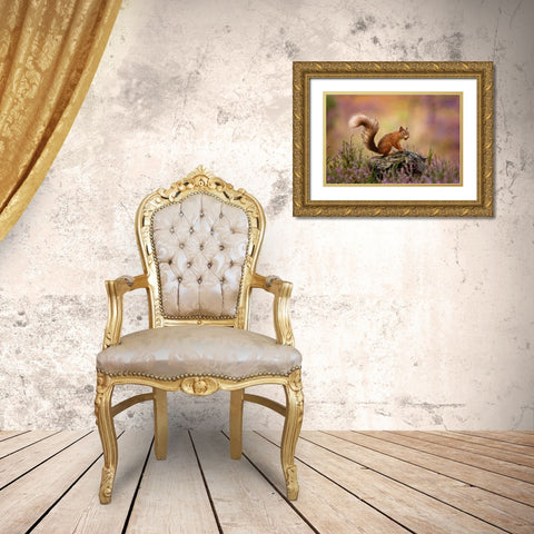 On Watch Gold Ornate Wood Framed Art Print with Double Matting by O Mahony, Kieran