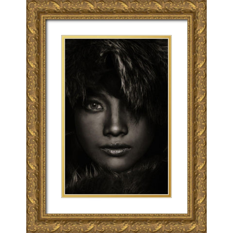 Arya Dhani Prajitno Gold Ornate Wood Framed Art Print with Double Matting by Sulistiawan, Hari