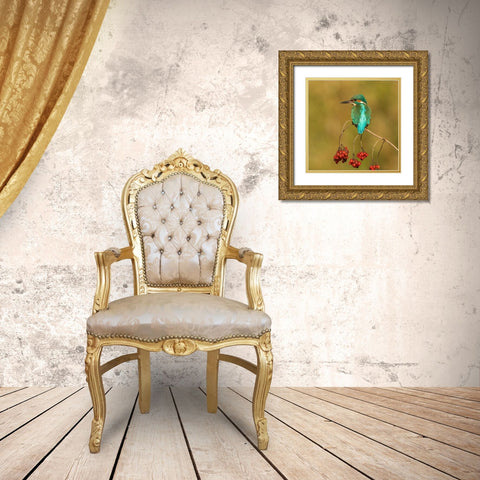 An Unusual Place Gold Ornate Wood Framed Art Print with Double Matting by Keizer, Annie