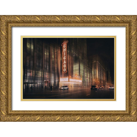 Together Live Gold Ornate Wood Framed Art Print with Double Matting by Schleicher-Schwarz, Roswitha