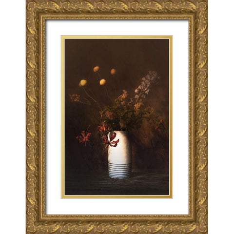 Foggy Memory Of The Past 3 Gold Ornate Wood Framed Art Print with Double Matting by Dingemans, Saskia
