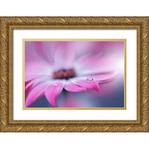 Untitled Gold Ornate Wood Framed Art Print with Double Matting by Nan, Juliana