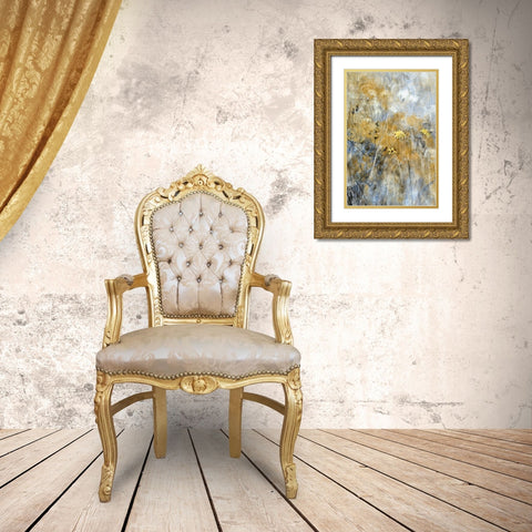 A Time Of Freedom Gold Ornate Wood Framed Art Print with Double Matting by Devos, Delphine