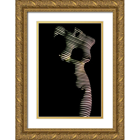 Untitled Gold Ornate Wood Framed Art Print with Double Matting by Dzyubin, Dmitry