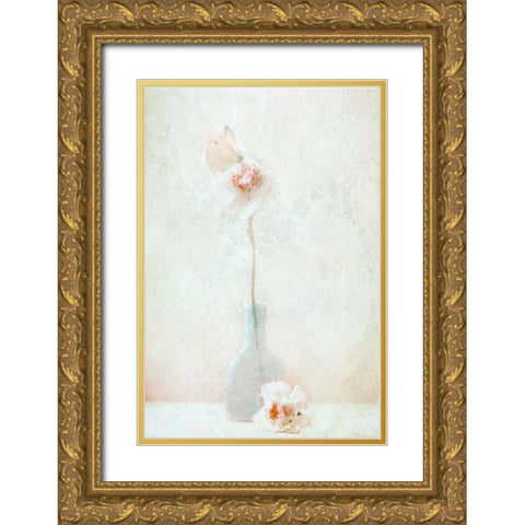 An Ephemeral Moment Gold Ornate Wood Framed Art Print with Double Matting by Devos, Delphine