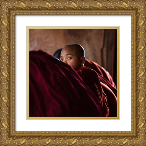 I Got You Gold Ornate Wood Framed Art Print with Double Matting by txules