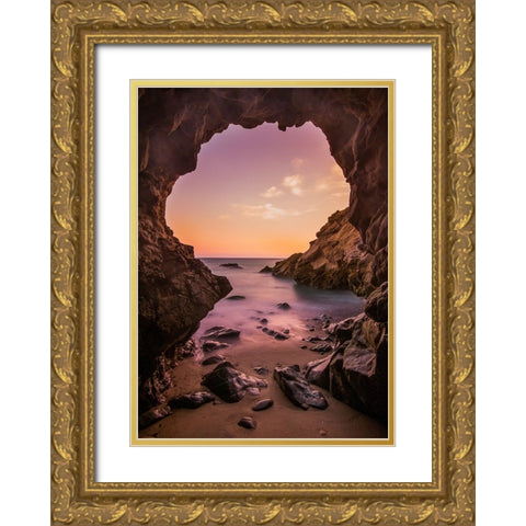 Leo Carrillo Gold Ornate Wood Framed Art Print with Double Matting by Rohr, Declan