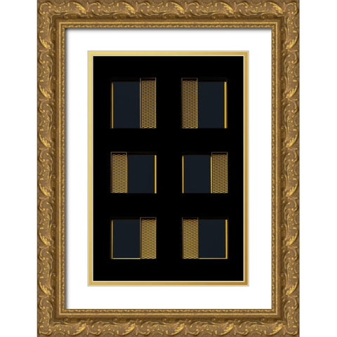 Golden Sun Protection Gold Ornate Wood Framed Art Print with Double Matting by Endermann, Rolf
