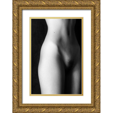 The Middle Gold Ornate Wood Framed Art Print with Double Matting by McCracken, David