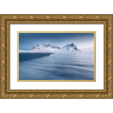 Untitled Gold Ornate Wood Framed Art Print with Double Matting by Rojek, Tomasz