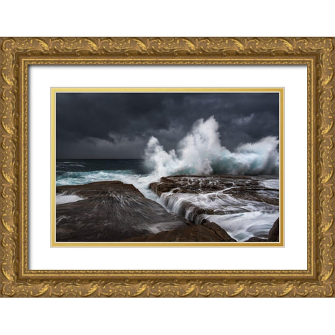 The Might Gold Ornate Wood Framed Art Print with Double Matting by Gorlin, Anton