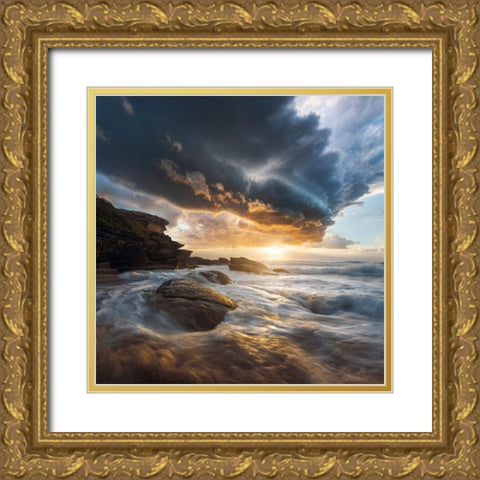The Loop Gold Ornate Wood Framed Art Print with Double Matting by Gorlin, Anton