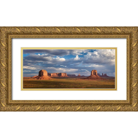 Lost World Gold Ornate Wood Framed Art Print with Double Matting by Fegari