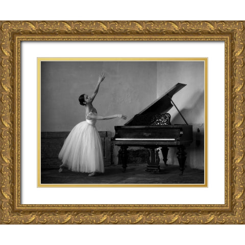 Everything Must Change Gold Ornate Wood Framed Art Print with Double Matting by Kapsha, Eduards