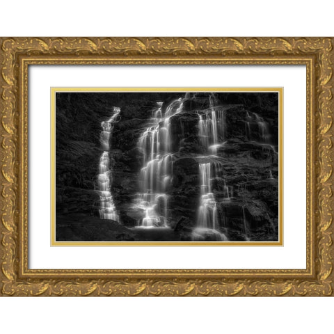 The Triple Gold Ornate Wood Framed Art Print with Double Matting by Zhu, Jingshu