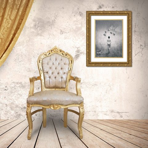 The Bone Collector Gold Ornate Wood Framed Art Print with Double Matting by MOHANRAJ, ARUN