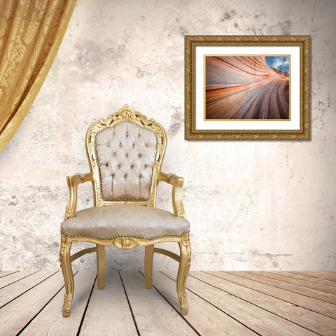 Vanish Point Gold Ornate Wood Framed Art Print with Double Matting by Dou, Shenshen