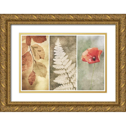 Untitled Gold Ornate Wood Framed Art Print with Double Matting by Davidsson, Gustav