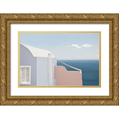 Canopy Gold Ornate Wood Framed Art Print with Double Matting by Wride, Linda