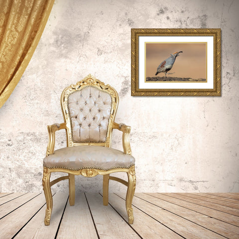 Forward-March! Gold Ornate Wood Framed Art Print with Double Matting by Barsh, Greg