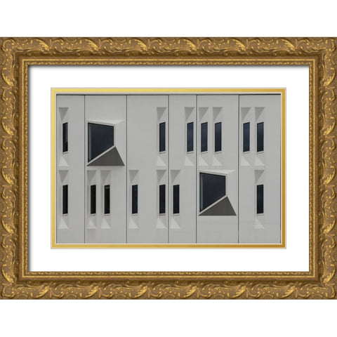 Special Windows Gold Ornate Wood Framed Art Print with Double Matting by Luycx, Theo