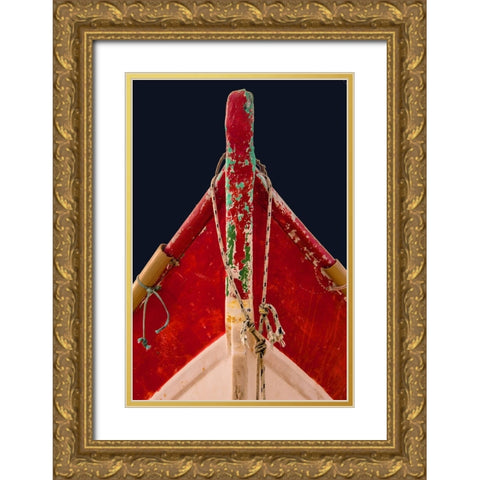 Boat - Liii Gold Ornate Wood Framed Art Print with Double Matting by Wood, Carlos