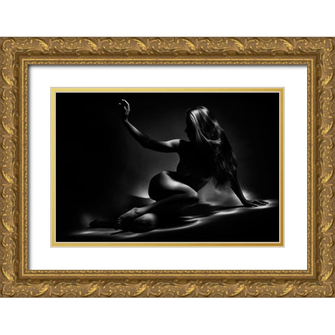 Rem_7803 Gold Ornate Wood Framed Art Print with Double Matting by Apshenieks, Andris