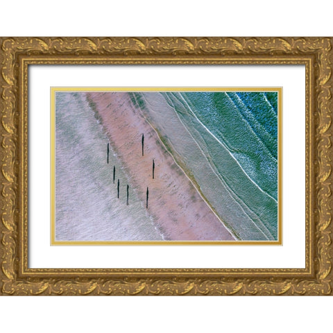 Seven Gold Ornate Wood Framed Art Print with Double Matting by Popan, Adrian