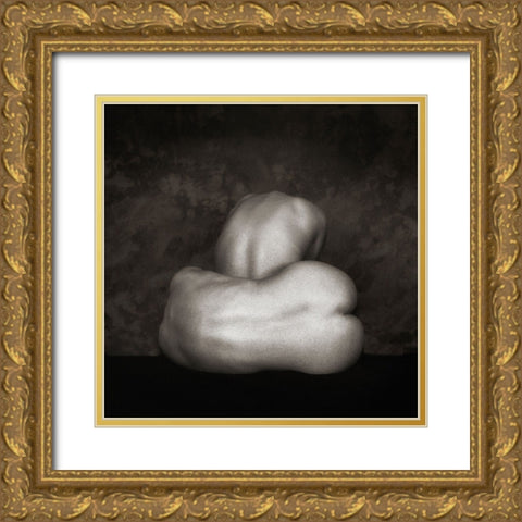Two Beamng Lonely Gold Ornate Wood Framed Art Print with Double Matting by Donckers, Jan