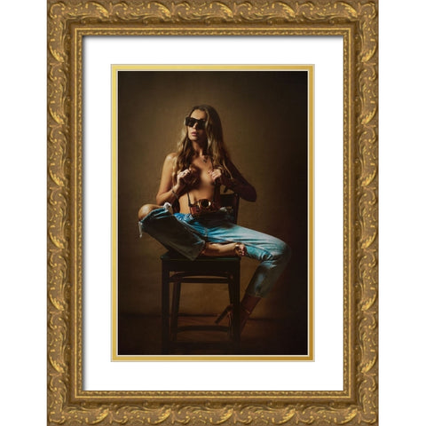 Photographer Gold Ornate Wood Framed Art Print with Double Matting by Bolgov, Ruslan