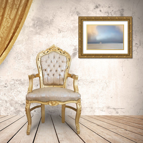 Silent Moments Gold Ornate Wood Framed Art Print with Double Matting by Hermann, Uschi
