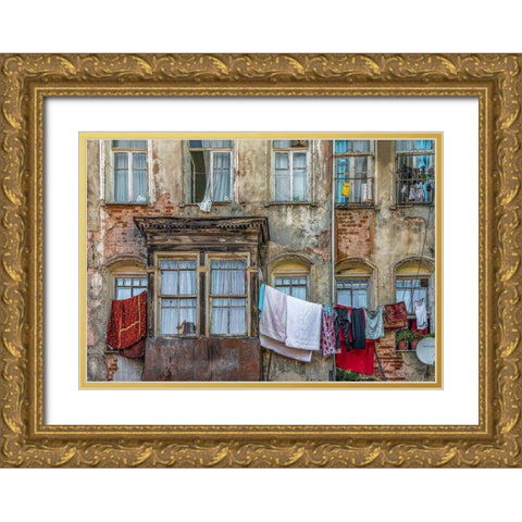 Residency Gold Ornate Wood Framed Art Print with Double Matting by Ates Kiziltug, Omer