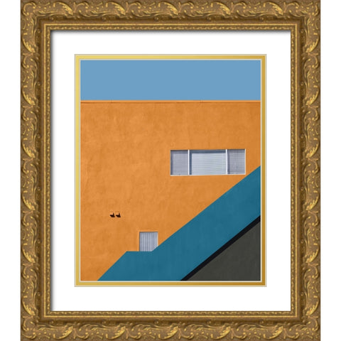 Condo Gold Ornate Wood Framed Art Print with Double Matting by Labagnara, Roxana