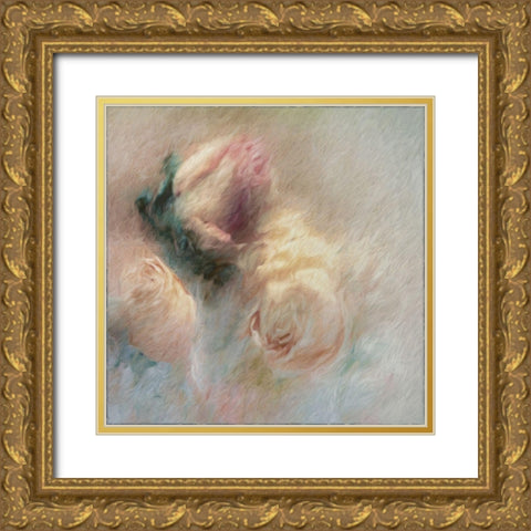 Transitory Gold Ornate Wood Framed Art Print with Double Matting by Claes, Gilbert