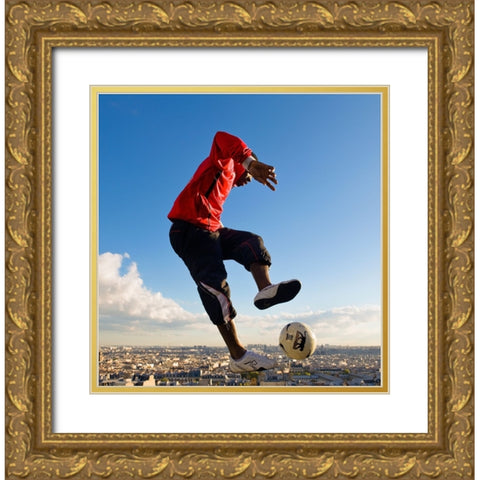 Virtuous Gold Ornate Wood Framed Art Print with Double Matting by Kravanja, Jure