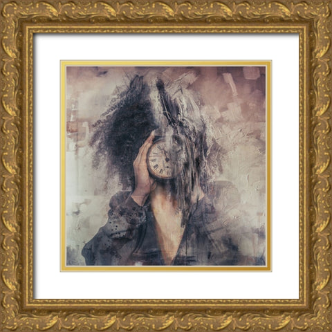 Portrait#54 Gold Ornate Wood Framed Art Print with Double Matting by Gregorio, Tommaseo