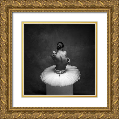 Grace Gold Ornate Wood Framed Art Print with Double Matting by Yakovlev, Alexander