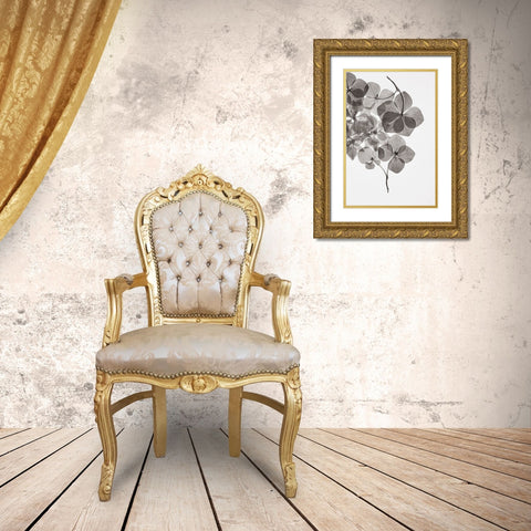 Botanical 24 Gold Ornate Wood Framed Art Print with Double Matting by Lenka
