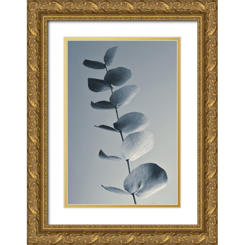 Fragrant Leaves Gold Ornate Wood Framed Art Print with Double Matting by Westum, Heidi
