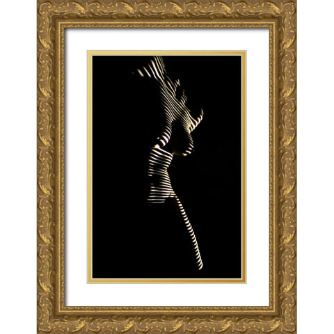 Untitled Gold Ornate Wood Framed Art Print with Double Matting by Dzyubin, Dmitry