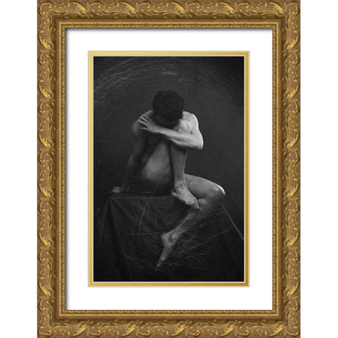 Hide Gold Ornate Wood Framed Art Print with Double Matting by Vidmar, Nina