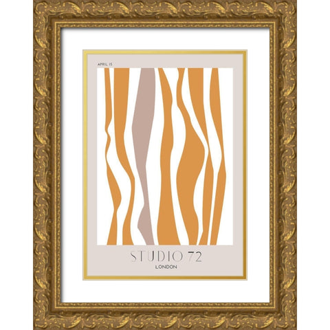 Studio 72 Gold Ornate Wood Framed Art Print with Double Matting by 1x Studio II