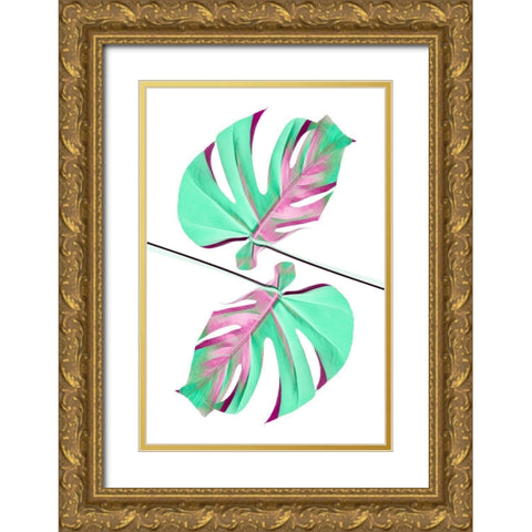 Ying Yang 08 Gold Ornate Wood Framed Art Print with Double Matting by 1x Studio III