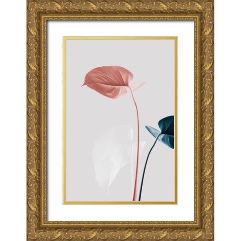 Monstera Creative 25 Gold Ornate Wood Framed Art Print with Double Matting by 1x Studio III