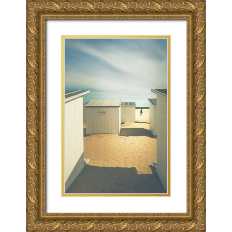 Fresh Air Gold Ornate Wood Framed Art Print with Double Matting by Huybrighs, Marc